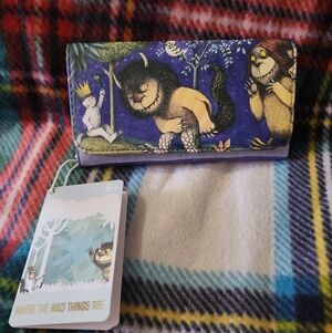 Loungefly Purple and Green 'Where the Wild Things Are' Wallet